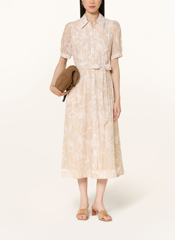 Phase Eight Hemdblusenkleid DELPHINE STONE BEIGE / WEISS