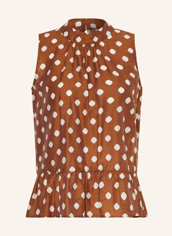 Phase Eight Blouse INDIE MARRON / BLANC