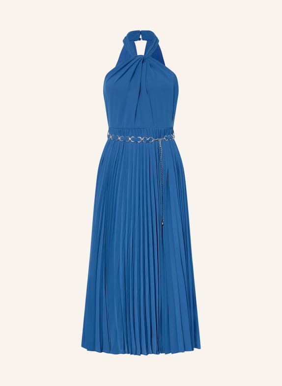 Phase Eight SATHIA dress with pleats BLUE / SILVER