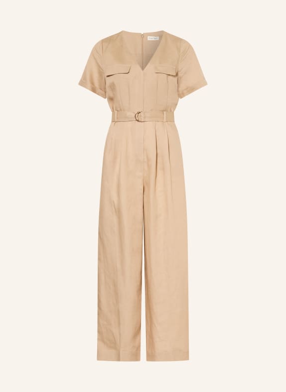 Phase Eight Jumpsuit DANIELA mit Leinen CAMEL