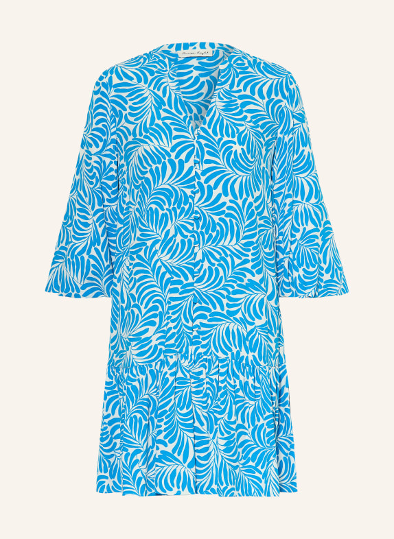 Phase Eight Robe PHOEBE à manches 3/4 BLEU FLUO / BLANC