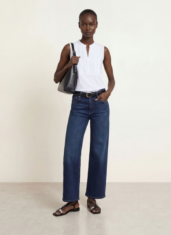 HOBBS Blusentop MILLIE mit Lochspitze WEISS
