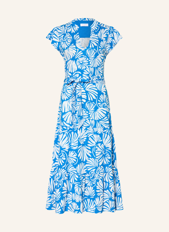 HOBBS NADINE Jersey Dress BLUE / WHITE