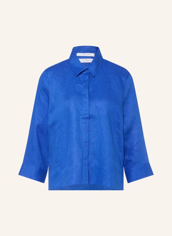 HOBBS Blouse NITA en lin à manches 3/4 BLEU