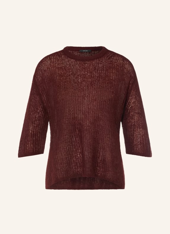OPUS Sweater with 3/4 sleeves DARK RED