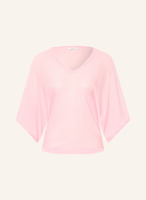 OPUS T-shirt en maille PENCH ROSE