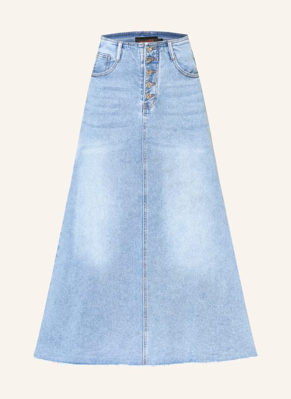 miss goodlife Jeansnederdel med smykkesten BLÅ