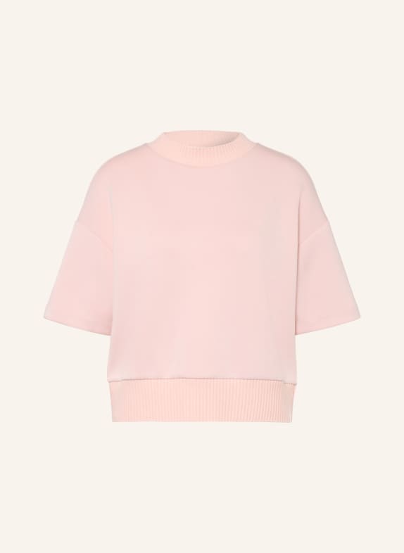 OPUS T-shirt GALITA en mélange de matières ROSE CLAIR