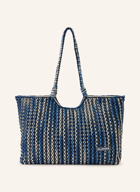 CLAUDIE PIERLOT Shopper BLAU / DUNKELBLAU / WEISS