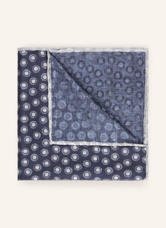 BRUNELLO CUCINELLI Einstecktuch DUNKELBLAU / HELLBLAU / WEISS
