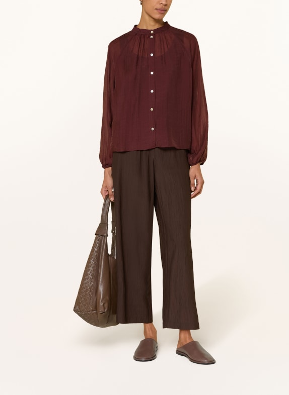OPUS Bluse FABRIELLE DUNKELROT