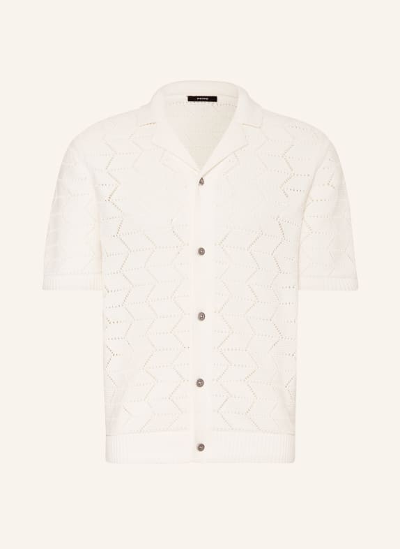 REISS DALKEITH Regular Fit Knit Shirt WHITE