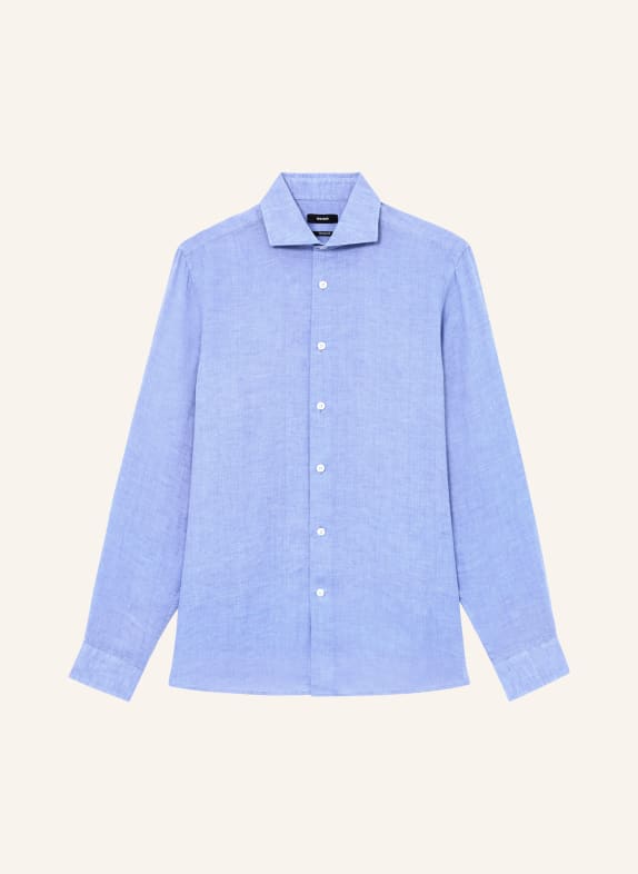 REISS RUBAN Linen Shirt, Regular Fit BLUE