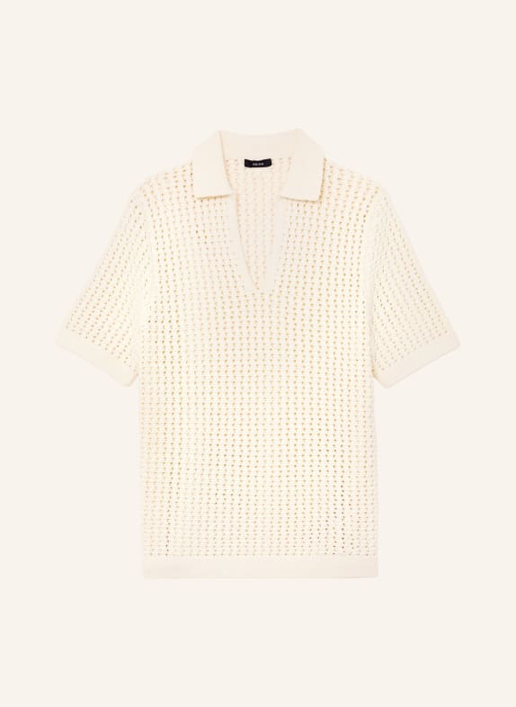 REISS Strikbluse BRONWYN CREME