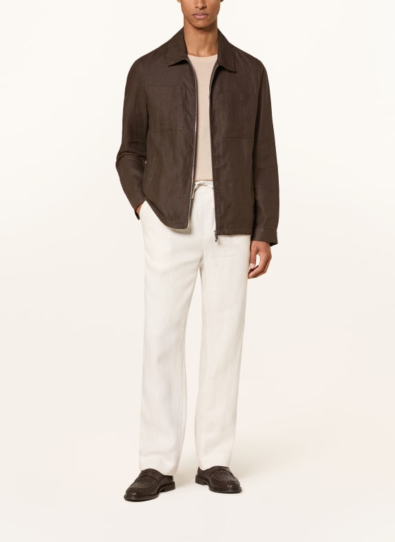 REISS Pantaloni BARGES Slim Fit în stil jogging ECRU