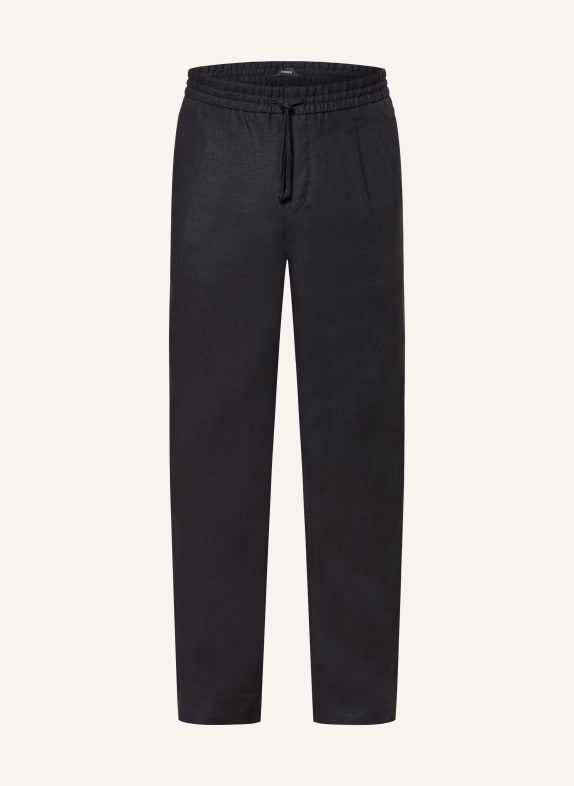REISS Pantalon BARGES coupe slim style jogging BLEU FONCÉ