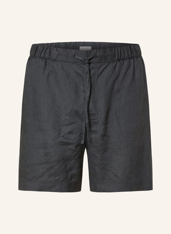 ARKET Shorts POTTS aus Leinen DUNKELBLAU