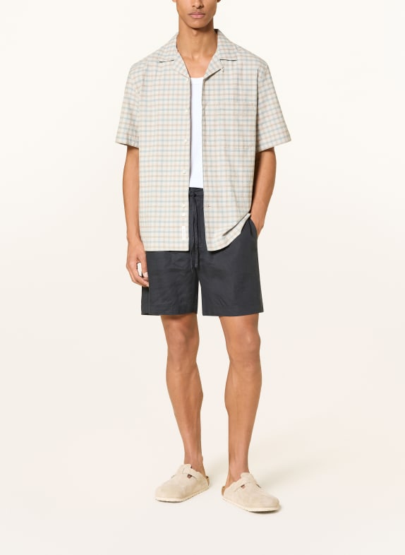 ARKET Resorthemd BINGO Relaxed Fit LICHTGRIJS / BLAUWGRIJS / KAKI