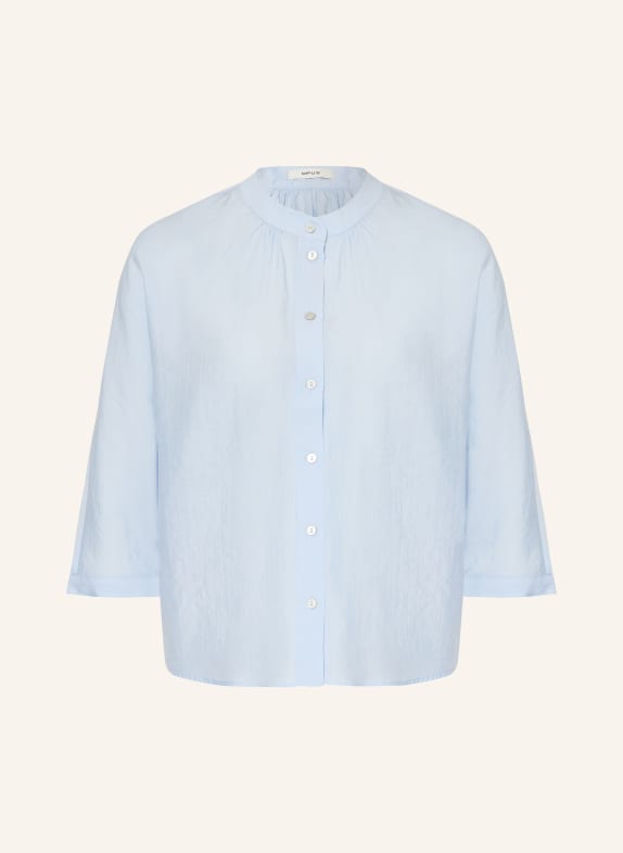 OPUS FABELL blouse-style shirt with 3/4 sleeves LIGHT BLUE