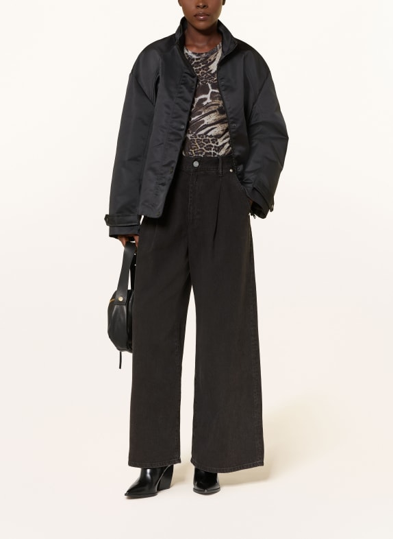 ALLSAINTS Wide Leg Jeans HAZE 162 Washed Black