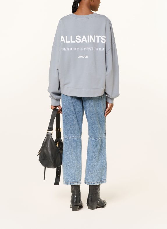ALLSAINTS Sweatshirt DREAMER BLAUWGRIJS / WIT