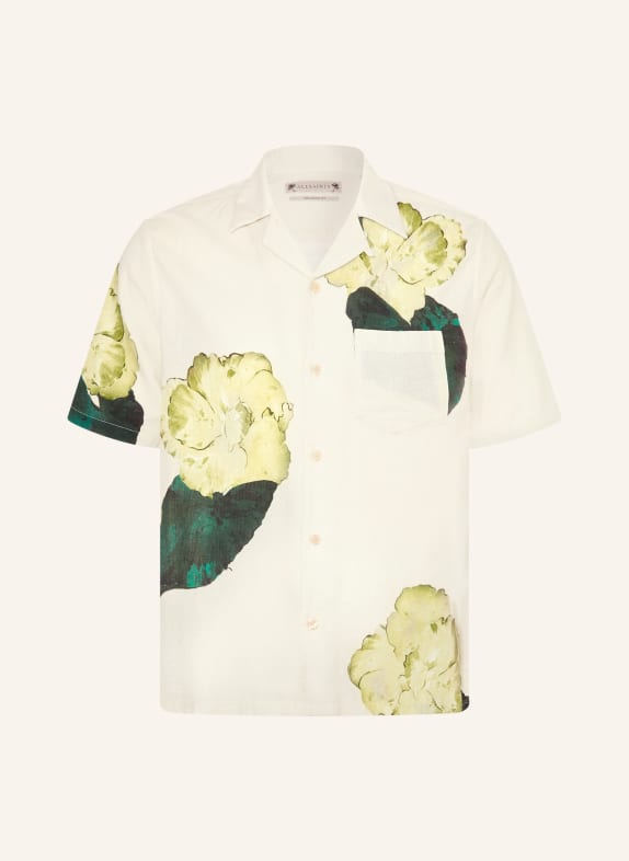 ALLSAINTS Resorthemd NOUVELLE Relaxed Fit ECRU / HELLGRÜN / DUNKELGRÜN