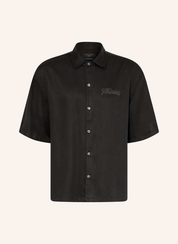 ALLSAINTS Kurzarm-Hemd CIRCE SCHWARZ