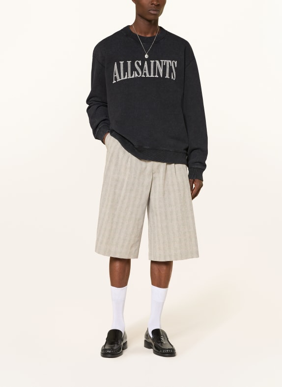 ALLSAINTS Sweatshirt DASH ZWART / WIT
