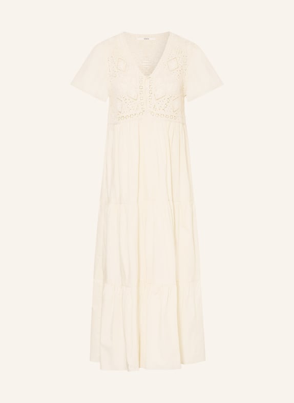 ba&sh SANDY Dress with Openwork Lace ECRU