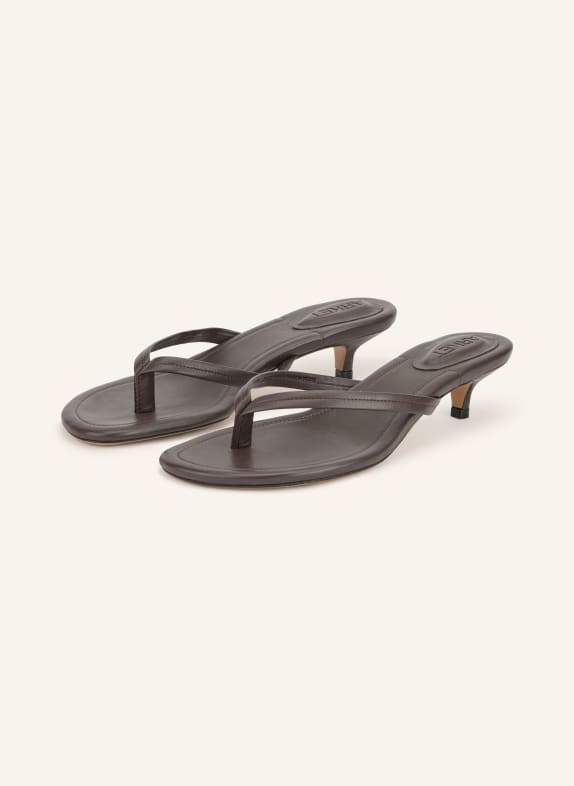 ARKET Thong sandals DARK BROWN