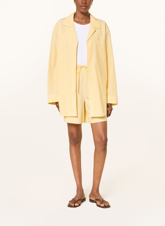 ARKET Blouse LICHTGEEL / WIT