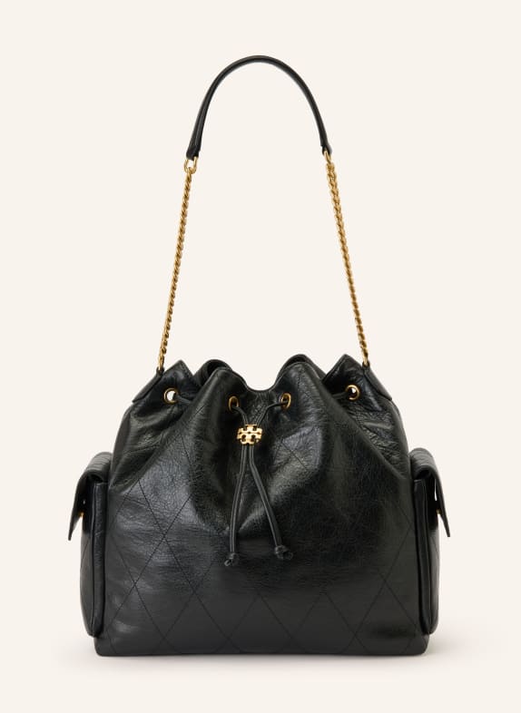 TORY BURCH Väska CHARLIE SVART / GULD