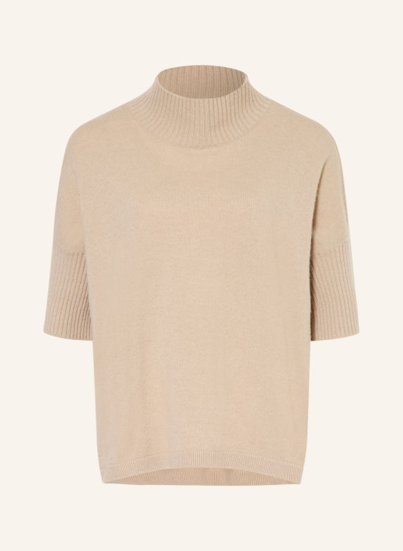ANTONELLI firenze Pull en maille à manches 3/4 et cachemire BEIGE