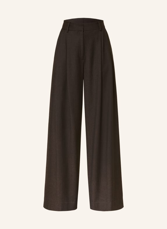ANTONELLI firenze Marlene pants DARK GRAY / DARK BROWN