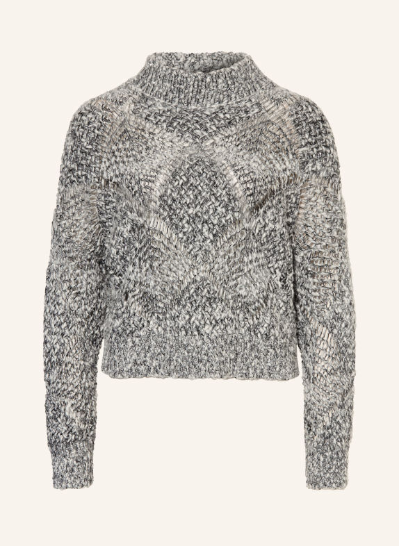 ANTONELLI firenze ASSIA Sweater with Sequins GRAY / WHITE