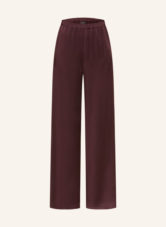 ANTONELLI firenze Marlene-broek van satijn DONKERROOD