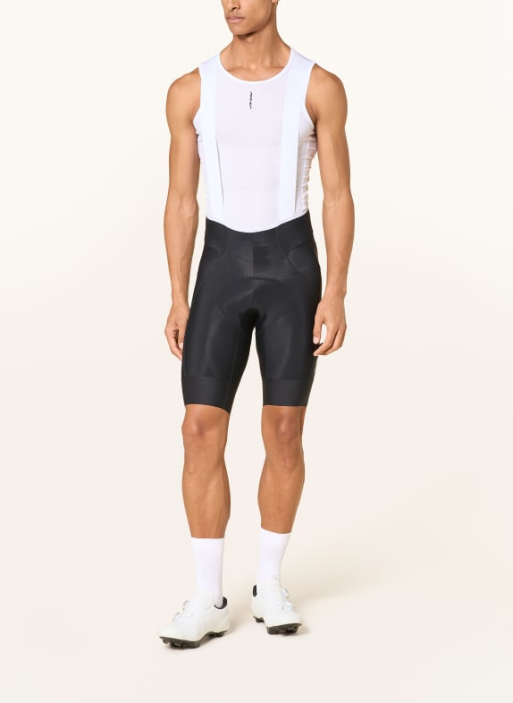 MAAP Fietsbroek SPECTRUM TEAM met bretels en gewatteerd inzetstuk ZWART / WIT