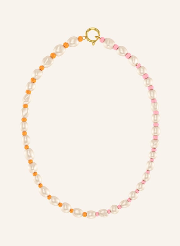 EDBLAD Ketting VOYAGE WIT / ROZE / ORANJE