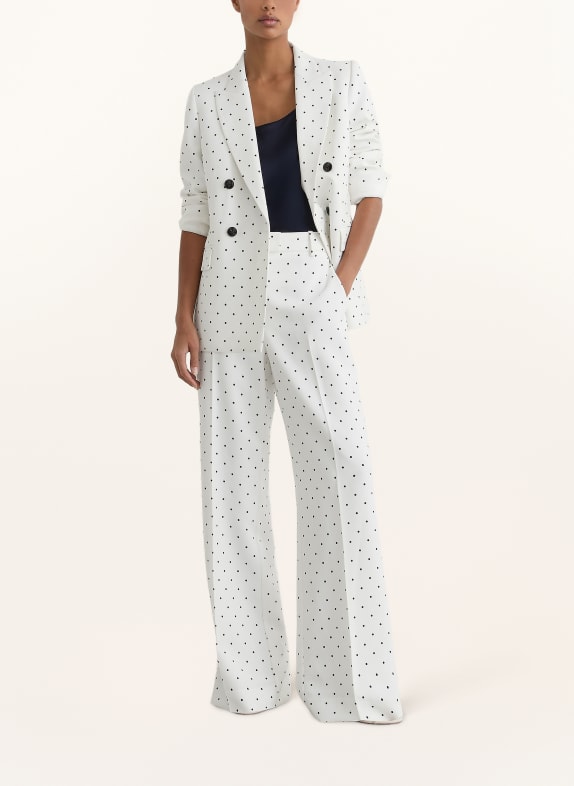 REISS Marlene-broek BEATRIX WIT / ZWART