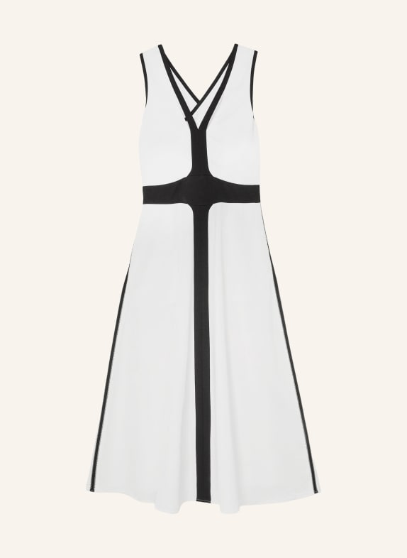 REISS Rochie NOVA ALB / NEGRU