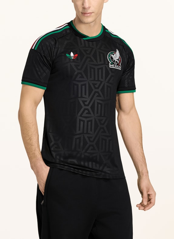adidas Ausweichtrikot MEXICO 2026 SCHWARZ / DUNKELGRAU / GRÜN