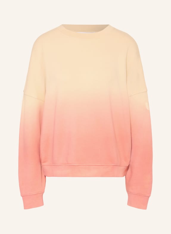 ba&sh MAHIDA Sweatshirt LIGHT YELLOW / SALMON