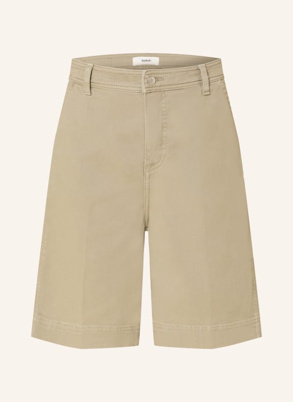 ba&sh Džínové bermudy TODD green khaki