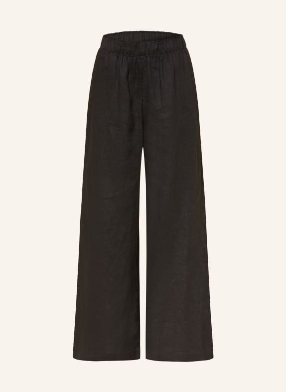 ARKET Linen pants BLACK