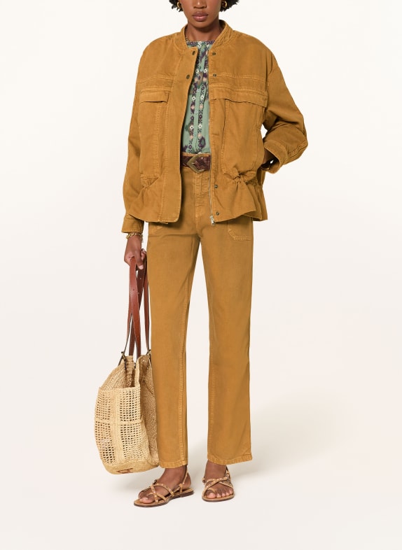 ba&sh Jeansjacke COLY BROWN CAMEL