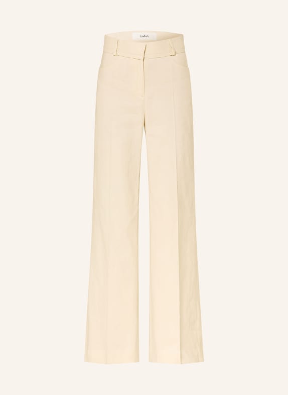 ba&sh Bukser PANTS CISTA med hør LYSEGUL
