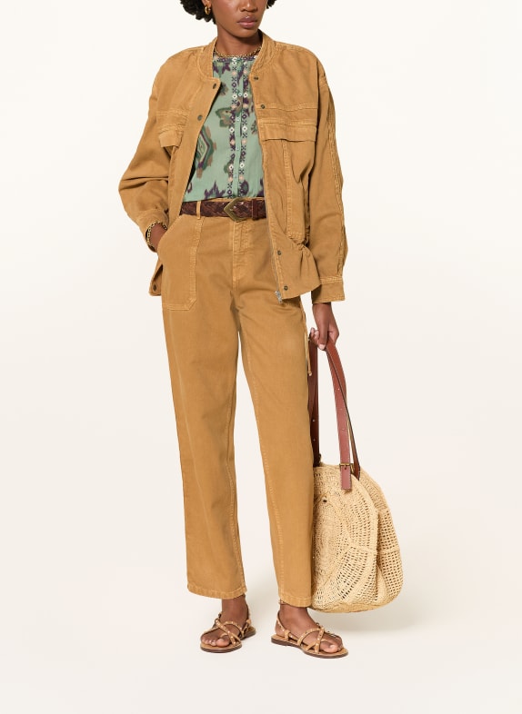 ba&sh Mom Jeans CALI COGNAC