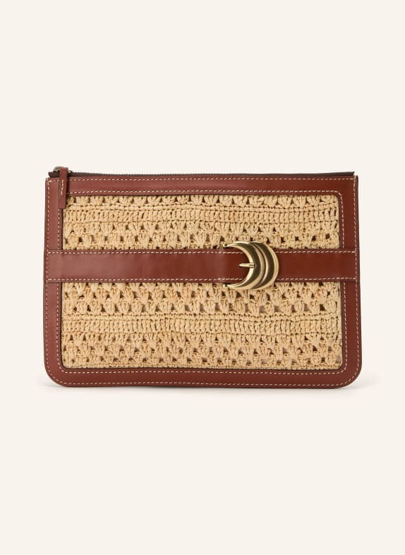 ba&sh Pouch YOUYOU CAMEL / BRAUN