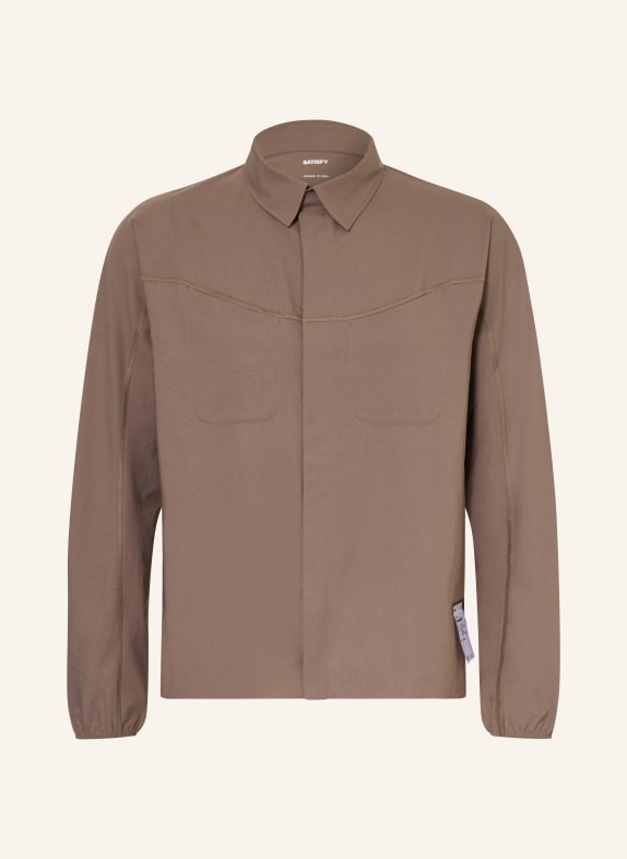 SATISFY Surchemise PEACESHELL™ MARRON
