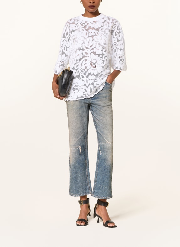ALLSAINTS Straight Jeans IDA TERRY 10476 ILLUSION TINT BLUE
